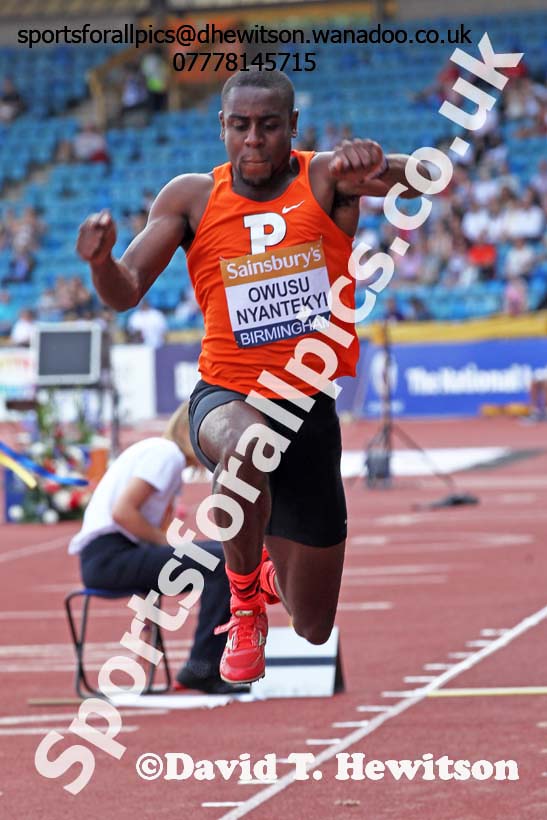 Mens triple jump, Sainsbury's British Champs, Alexander Stadium, Birmingham. Photo: David T. Hewitson/Sprts for All Pics